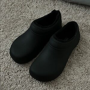 Skechers Black Slip-On Clog Shoes